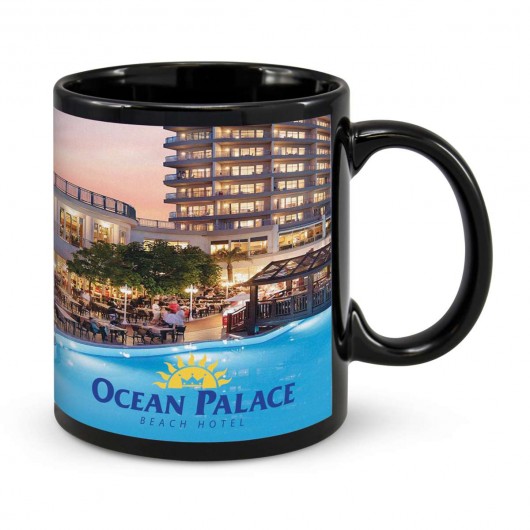 Parkville Black Coffee Mugs With Logo